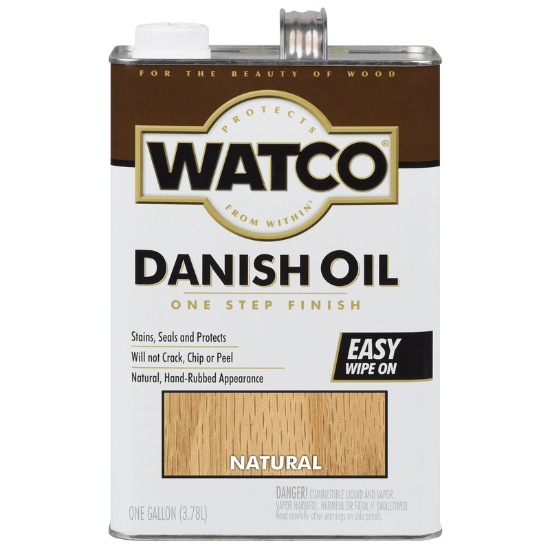 Danish Oil - Solvent Based - Finish Color:Natural - Size:1 Gallon